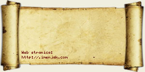 Žaklina Curaković vizit kartica